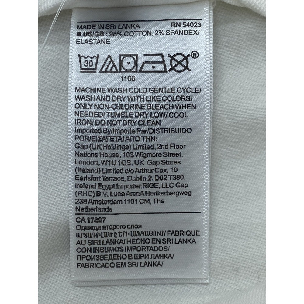 Banana Republic Pants Womens 16L High Rise Button Pocket Spandex Cropped Stretch - Picture 9 of 13